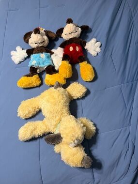 Disney Mickey, Minnie and baby‎ Pluto furry